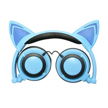 Cat Ear Foldable Wired Over Ear Kids Headphones