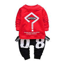 Boy & Girl Outfits Letter Printing T-shirt Tops+Pants Clothes Set