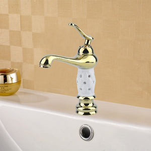 Bathroom Diamond Crystal Body Basin Faucet