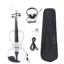 Load image into Gallery viewer, 4/4 Electric Acoustic Violin Basswood Fiddle with Violin Case Cover