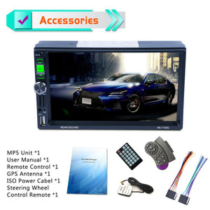 7" Full HD 1080P Car DVD MP5 Player