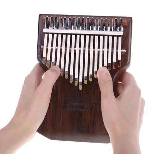 17 Keys Ebony Kalimba Thumb Piano