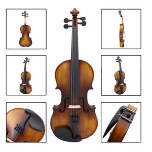 Full Size 4/4 Acoustic Violin Stringed Instruments