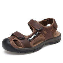 Man Genuine Leather Sandals