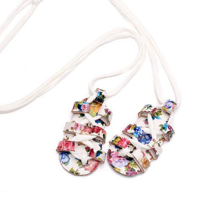 Baby Kids girl Bandage Cross-tied Shoes