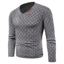 Men Liner Long Sleeve Knitted Clothes Tshirt