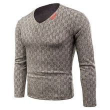 Men Liner Long Sleeve Knitted Clothes Tshirt