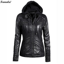 Women Leather Jacket Autumn Winter Coat