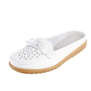 Women PU Leather Loafers Casual Shoes