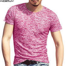 Men Blue Red Black Green Compression Short Sleeve T Shirts