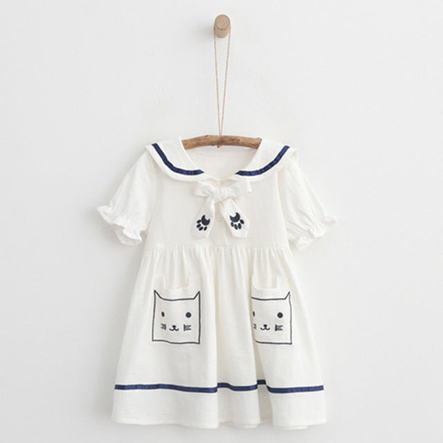 Girl Summer Girls Military Dress