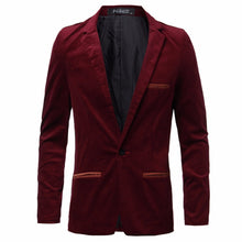 Mens Blazers Slim Fit Suit Jacket Hombre Coat