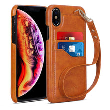 FYY Case for iPhone Xs Max (6.5") 2018,Slim, Elegant PU Leather Case Design with Card Slots and Detachable Hand Strap for iPhone Xs Max (6.5") 2018