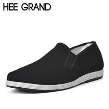 Men Casual Loafers Spring Fall Round Toe Canvas Shoes